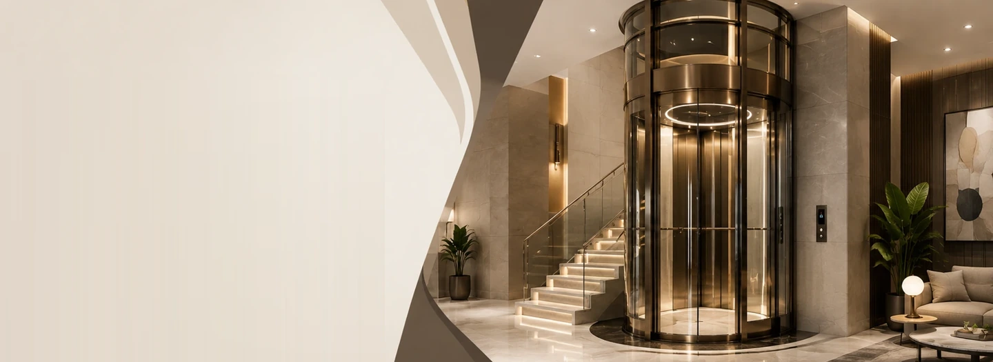 Capsule lift installation featured in the showreel